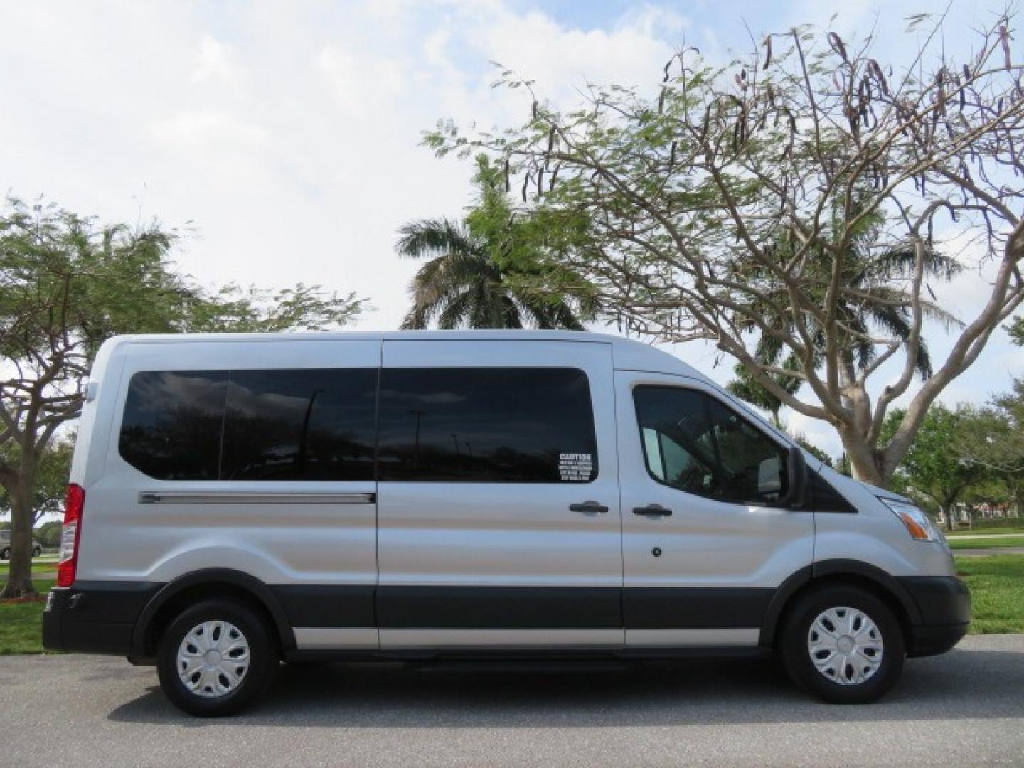 2015 Silver /Gray Ford Transit (1FBZX2CG0FK) , located at 4301 Oak Circle #19, Boca Raton, FL, 33431, (954) 561-2499, 26.388861, -80.084038 - Photo#4